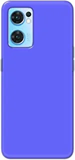 Khaalis Solid Color Blue matte finish shell case back cover for Oppo Reno 7 - K208244