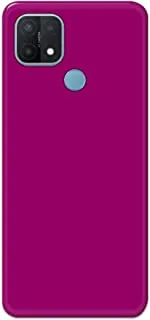 Khaalis Solid Color Purple matte finish shell case back cover for Oppo A15s - K208234