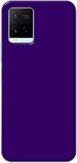 Khaalis Solid Color Purple matte finish shell case back cover for Vivo Y21 2021 - K208242