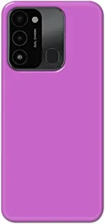 Khaalis Solid Color Purple matte finish shell case back cover for Tecno Spark 8c - K208239
