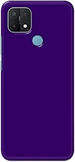Khaalis Solid Color Purple matte finish shell case back cover for Oppo A15 - K208242