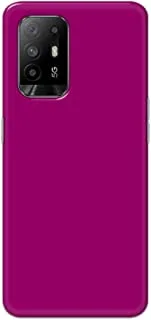 Khaalis Solid Color Purple matte finish shell case back cover for Oppo A93 - K208234