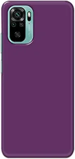 Khaalis Solid Color Purple matte finish shell case back cover for Xiaomi Redmi Note 10 - K208237
