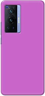 Khaalis Solid Color Purple matte finish shell case back cover for Vivo X70 Pro - K208239