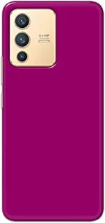 Khaalis Solid Color Purple matte finish shell case back cover for Vivo V23 - K208234