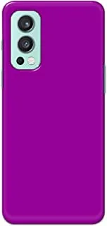 Khaalis Solid Color Purple matte finish shell case back cover for OnePlus Nord 2 5G - K208240