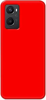 Khaalis Solid Color Red matte finish shell case back cover for Oppo A96 - K208227