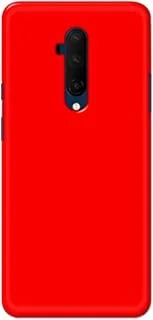 جراب خلفي بلون أحمر غير لامع من خاليس لهاتف OnePlus 7T Pro - K208227