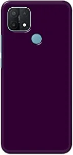 Khaalis Solid Color Purple matte finish shell case back cover for Oppo A15 - K208236