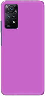 Khaalis Solid Color Purple matte finish shell case back cover for Xiaomi Mi Redmi Note 11 Pro 5G - K208239