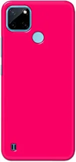 Khaalis Solid Color Pink matte finish shell case back cover for Realme C21Y - K208231