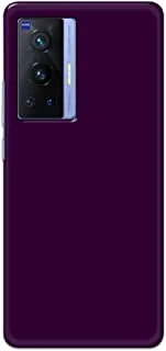 Khaalis Solid Color Purple matte finish shell case back cover for Vivo X70 Pro - K208236