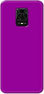 Khaalis Solid Color Purple matte finish shell case back cover for Xiaomi Redmi Note 9 Pro - K208240