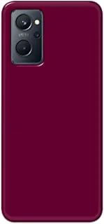 Khaalis Solid Color Purple matte finish shell case back cover for Realme 9i - K208235