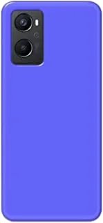 Khaalis Solid Color Blue matte finish shell case back cover for Oppo A96 - K208244