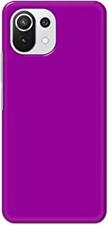 Khaalis Solid Color Purple matte finish shell case back cover for Xiaomi Mi 11 Lite NE 5G - K208240