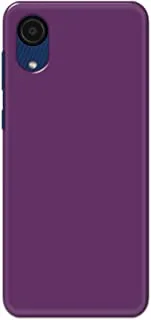 Khaalis Solid Color Purple matte finish shell case back cover for Samsung A03 Core - K208237
