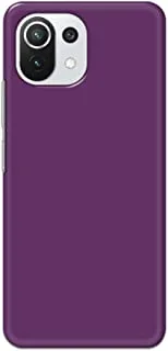 Khaalis Solid Color Purple matte finish shell case back cover for Xiaomi Mi 11 Lite NE 5G - K208237