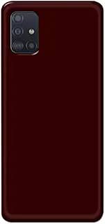 جراب خلفي متين بلون أحمر خالص من خاليس لهاتف Samsung Galaxy A71 - K208229