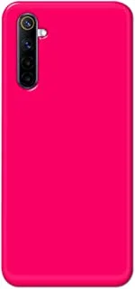 Khaalis Solid Color Pink matte finish shell case back cover for Realme 6 - K208231