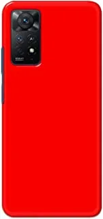 جراب خلفي بلون أحمر غير لامع من كاليس لهاتف Xiaomi Mi Redmi Note 11 Pro 5G - K208227