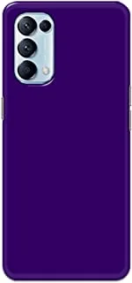 Khaalis Solid Color Purple matte finish shell case back cover for Oppo Reno5 Pro 5G - K208242