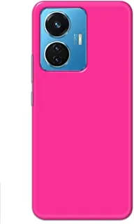 Khaalis Solid Color Pink matte finish shell case back cover for Vivo Y55 - K208230