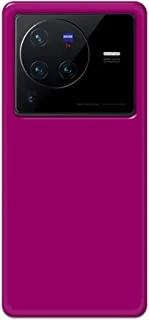 Khaalis Solid Color Purple matte finish shell case back cover for Vivo X80 Pro 5G - K208234