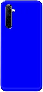 Khaalis Solid Color Blue matte finish shell case back cover for Realme 6 - K208245