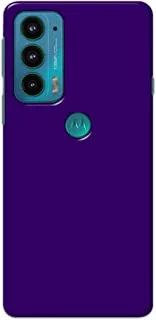 Khaalis Solid Color Purple matte finish shell case back cover for Motorola Edge 20 - K208242