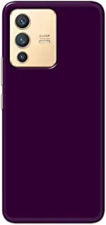 Khaalis Solid Color Purple matte finish shell case back cover for Vivo V23 - K208236