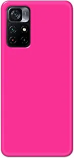 Khaalis Solid Color Pink matte finish shell case back cover for Xiaomi Poco M4 Pro 5G - K208230