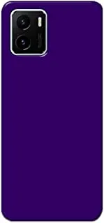 Khaalis Solid Color Purple matte finish shell case back cover for Vivo Y15s - K208242