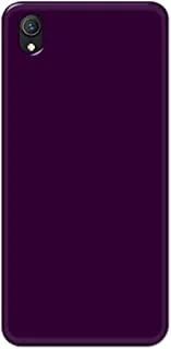 Khaalis Solid Color Purple matte finish shell case back cover for Vivo Y1s - K208236