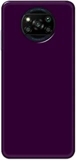 Khaalis Solid Color Purple matte finish shell case back cover for Xiaomi Poco X3 Pro - K208236