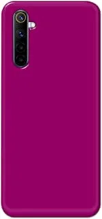 Khaalis Solid Color Purple matte finish shell case back cover for Realme 6 - K208234