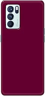 Khaalis Solid Color Purple matte finish shell case back cover for Oppo Reno 6 Pro 5G - K208235