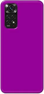 Khaalis Solid Color Purple matte finish shell case back cover for Xiaomi Redmi Note 11 - K208240