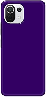 Khaalis Solid Color Purple matte finish shell case back cover for Xiaomi Mi 11 Lite NE 5G - K208242