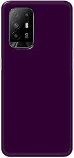 Khaalis Solid Color Purple matte finish shell case back cover for Oppo A93 - K208236