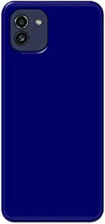 جراب خلفي لهاتف Samsung A03 - K208248 بلون أزرق مطفأ اللمعة من خاليس
