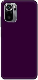 Khaalis Solid Color Purple matte finish shell case back cover for Xiaomi Redmi Note 10s - K208236