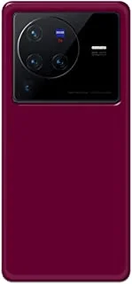 Khaalis Solid Color Purple matte finish shell case back cover for Vivo X80 Pro 5G - K208235