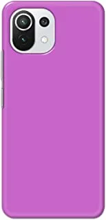 Khaalis Solid Color Purple matte finish shell case back cover for Xiaomi Mi 11 Lite NE 5G - K208239