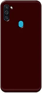 جراب خلفي متين بلون أحمر خالص من خاليس لهاتف Samsung Galaxy M11 - K208229