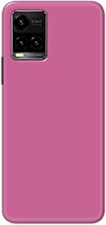 Khaalis Solid Color Purple matte finish shell case back cover for Vivo Y33s - K208232