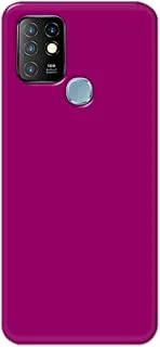 Khaalis Solid Color Purple matte finish shell case back cover for Infinix Hot 10 - K208234