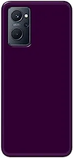 Khaalis Solid Color Purple matte finish shell case back cover for Realme 9i - K208236