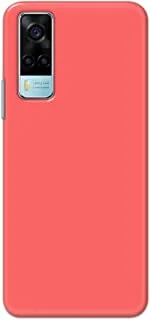 Khaalis Solid Color Pink matte finish shell case back cover for Vivo Y53s - K208226