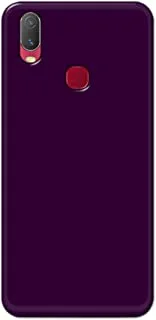 Khaalis Solid Color Purple matte finish shell case back cover for Vivo Y11 2019 - K208236